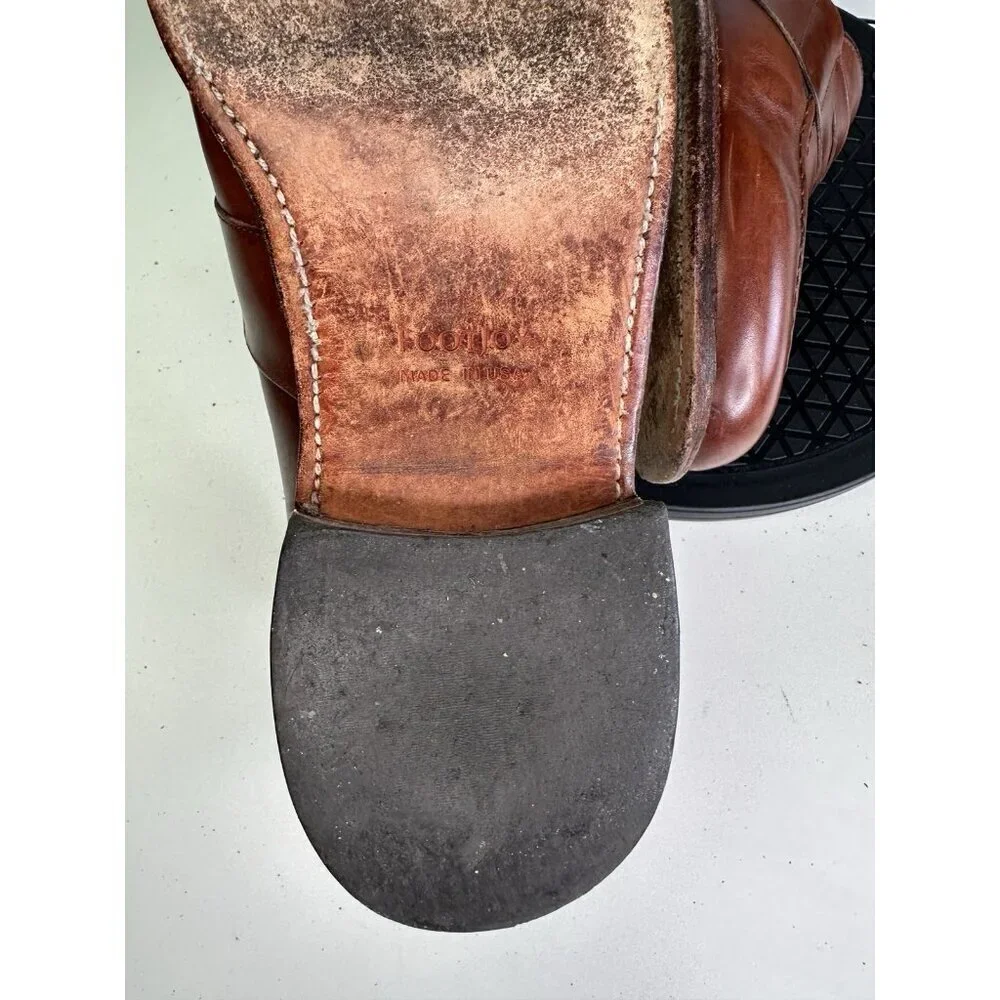 FootJoy Vintage Classics Men's Dress Shoes Brown Leather Loafers Size 11.5 D